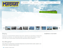 Tablet Screenshot of magnat-kalisz.pl